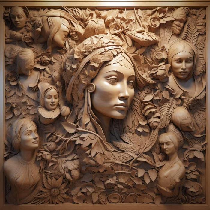 نموذج ثلاثي الأبعاد لآلة CNC 3D Art 